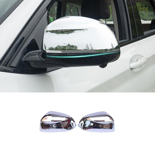 for BMW X3 G01 2018-2021 ABS Chrome Exterior Door Rear View Mirror Cover Trim 2P