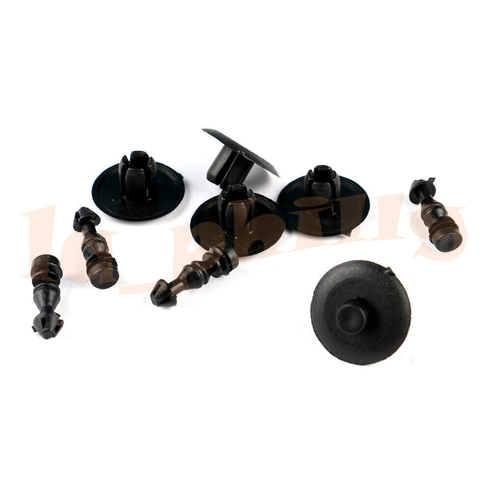 50x for Chrysler for Dodge Plastic Door Trim Panel Clip Push Retainer Fastener Black