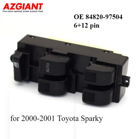 Master Power Window Switch, right front drive side, applicable to 2000-2001 for Toyota Sparky.