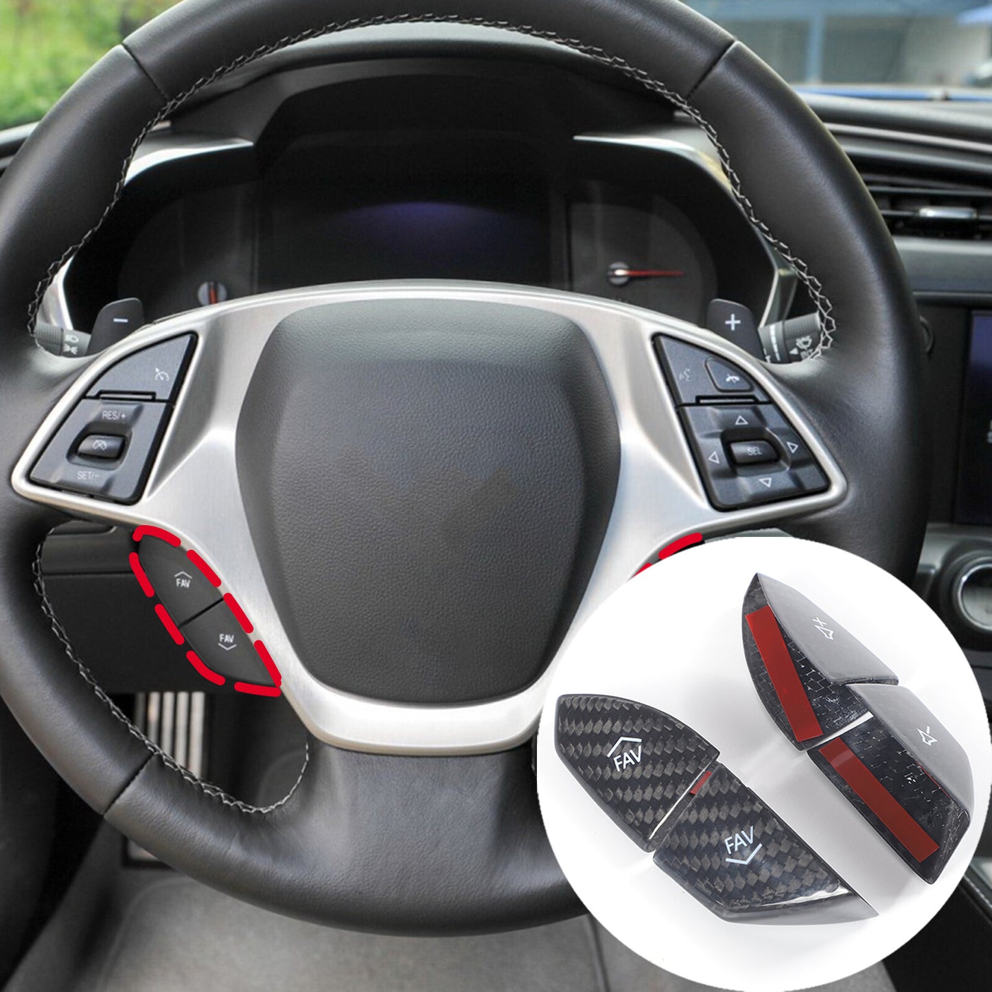10-Piece Carbon Fiber Interior Trim Kit for 86/for Subaru BRZ 2012-2020- v