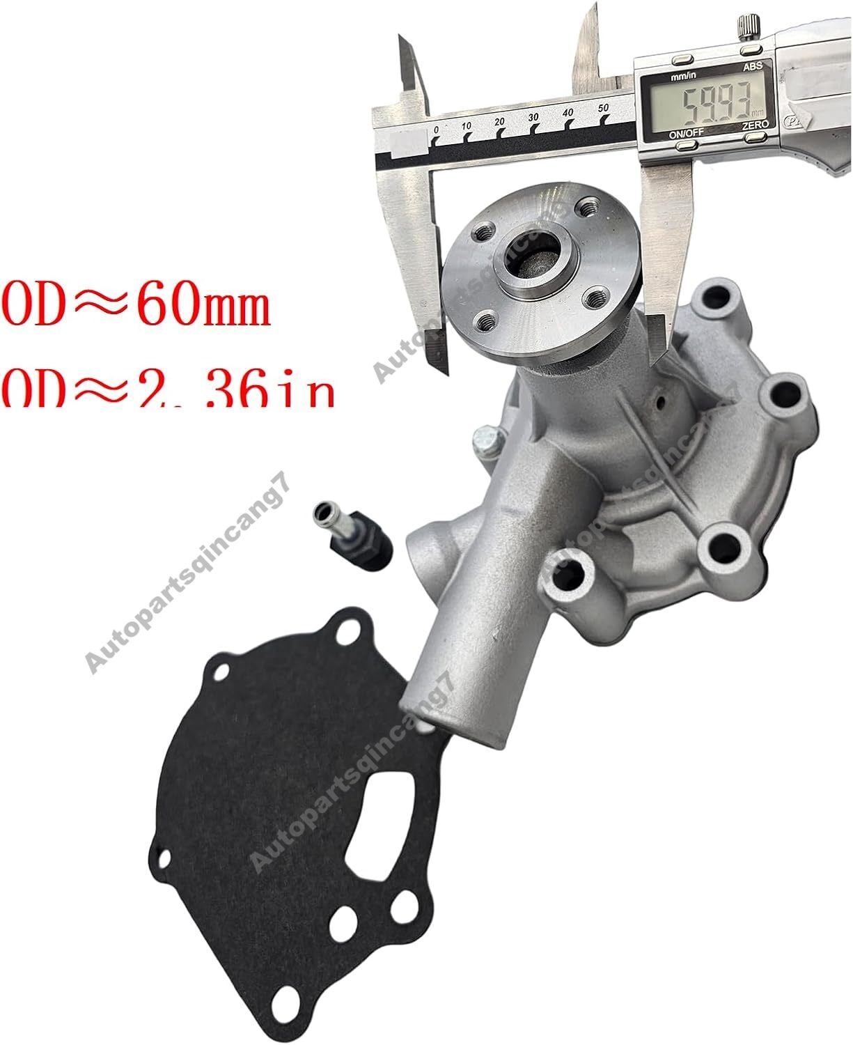 Water Pump With Gasket MM409301 for Mitsubishi Engine S3L2 K4N Tractor MT180