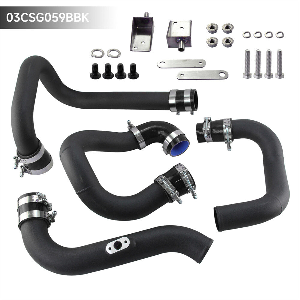 Front Mount Intercooler Piping Kit for Hyundai for Genesis 2.0T Turbo 10-12 Black