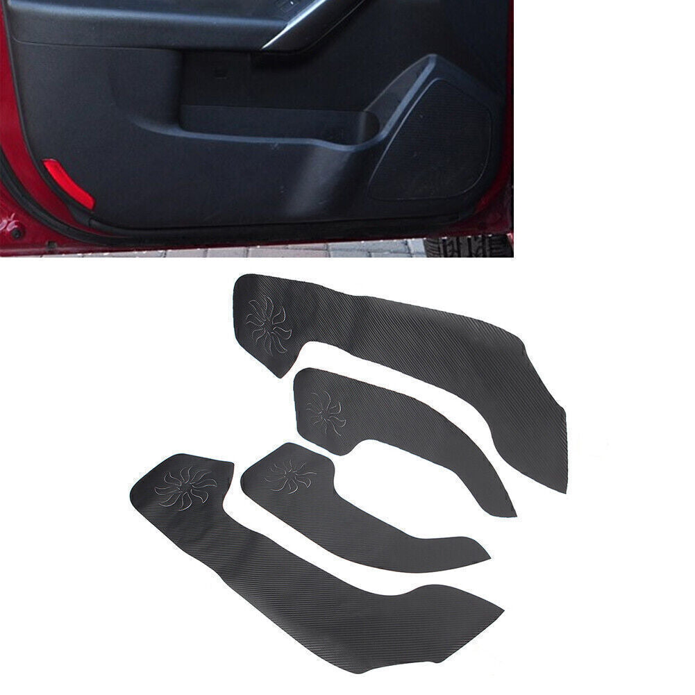 4 Pcs Car Door Anti Kick Pad Protection Cover Trims Fit for Kia Forte 2009-2013