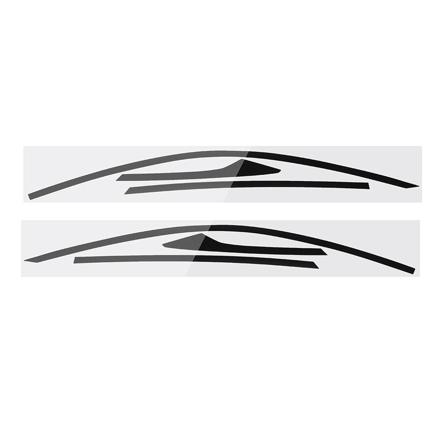 6PCS Window Chrome Delete Blackout Trims Sticker Kits for Honda for Accord 2018-2020