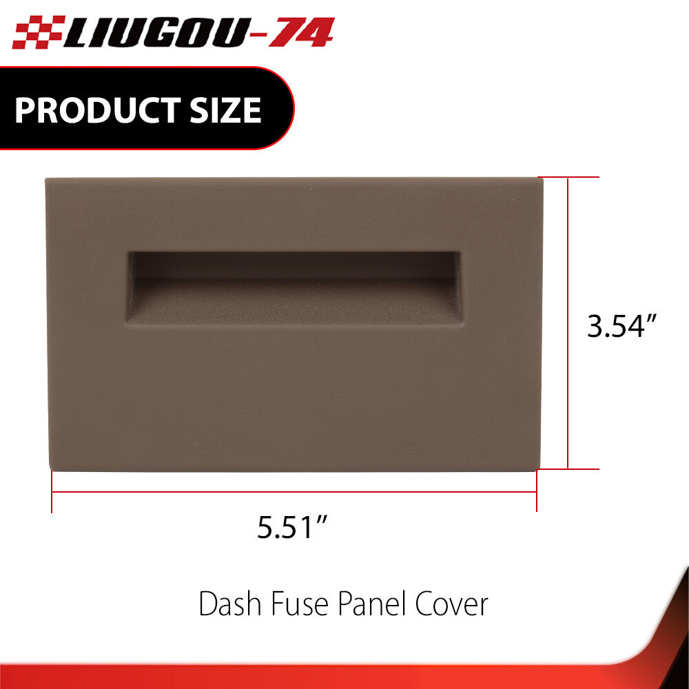 Fits 1988 - 1994 for GMC Truck Suburban Tahoe for Yukon Fuse Panel Cover Beige - v