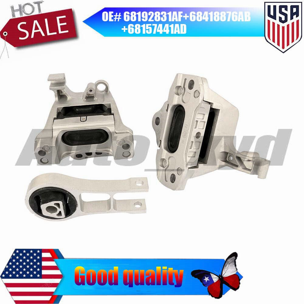 68192831AF 68418876AB 68157441AD 1 set Complete Engine Motor Transmission Mount