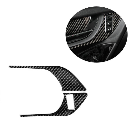 Red Carbon Fiber Driver Side Door Control Cover For Colorado 04-12/ for Canyon 05-12 v