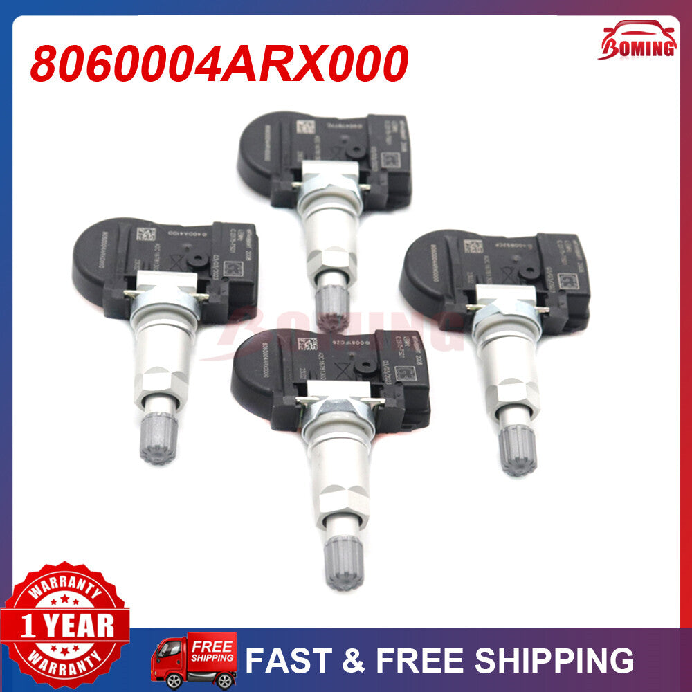 4PCS Tire Pressure Monitor Sensor TPMS 8060004ARX0000 For Trumpchi GM6 18-19 Q