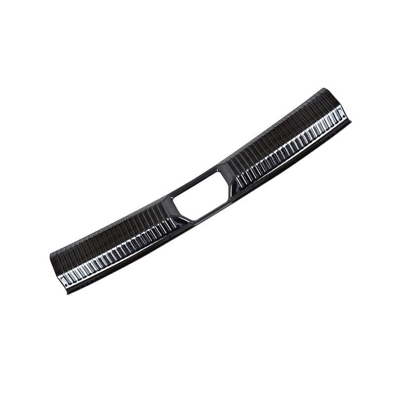 Titanium Rear Bumper Protector Guard Trim for Volkswagen ID.4 2021-2023 Black