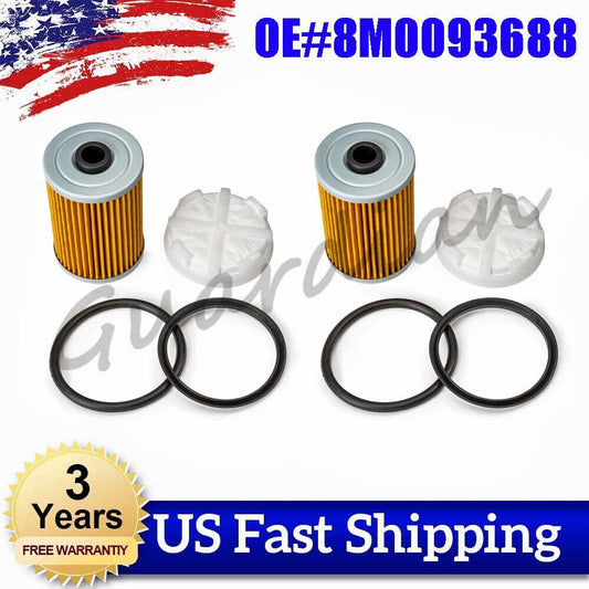 2PCS Fuel Filter and Filtering Disk 35-8M0093688 for Mercury Marine Mercruiser