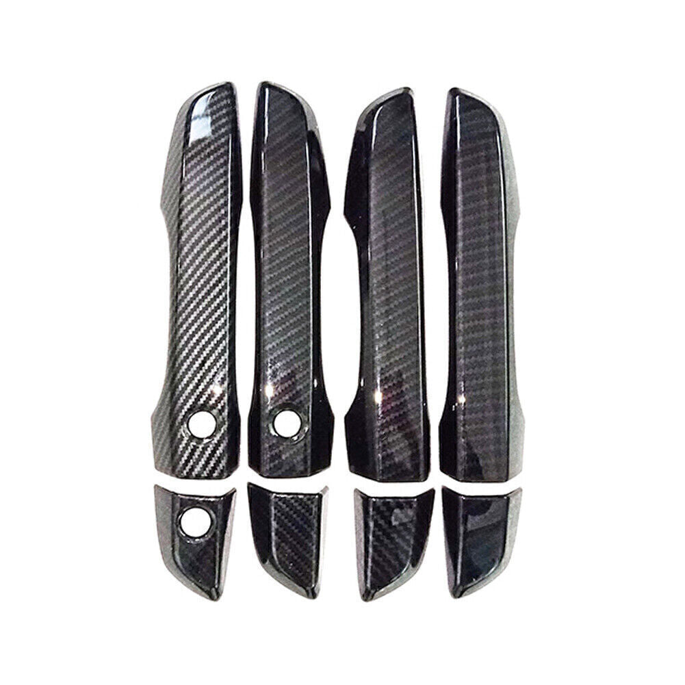Carbon Fiber Door Handle Cover Trim for Honda for Civic 10th 2016-20 Accessories