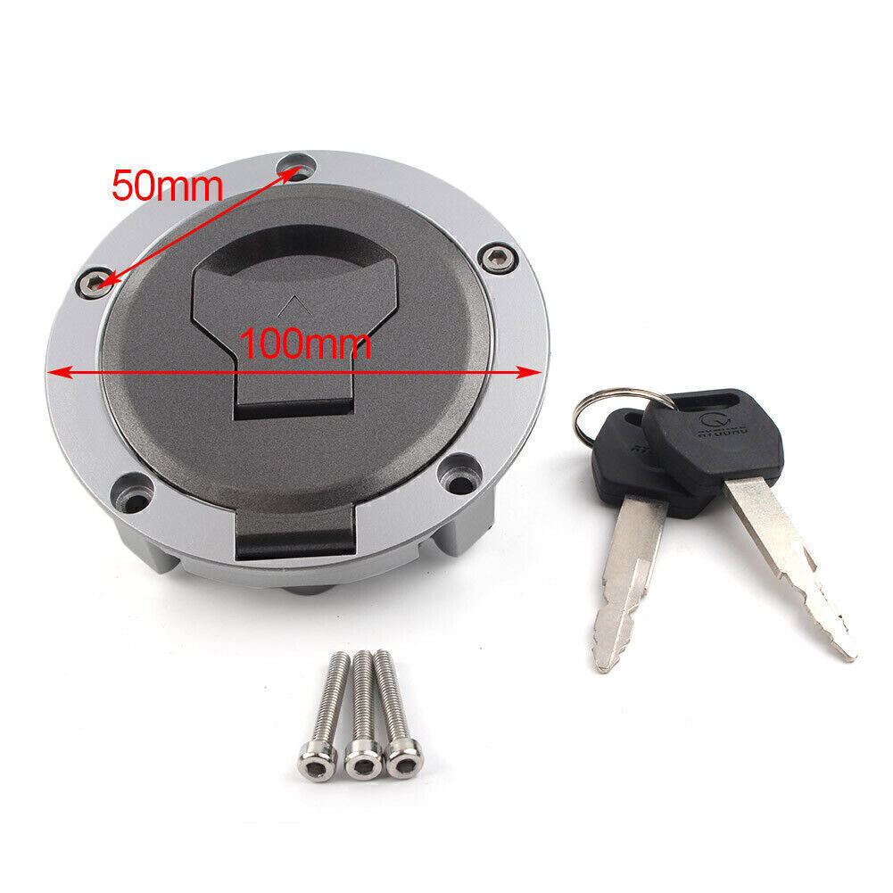 Fuel Gas Cap Tank Lock w/Key Fits for Honda MSX125 2016-2019 CBR1000RR 2018 2019 Q