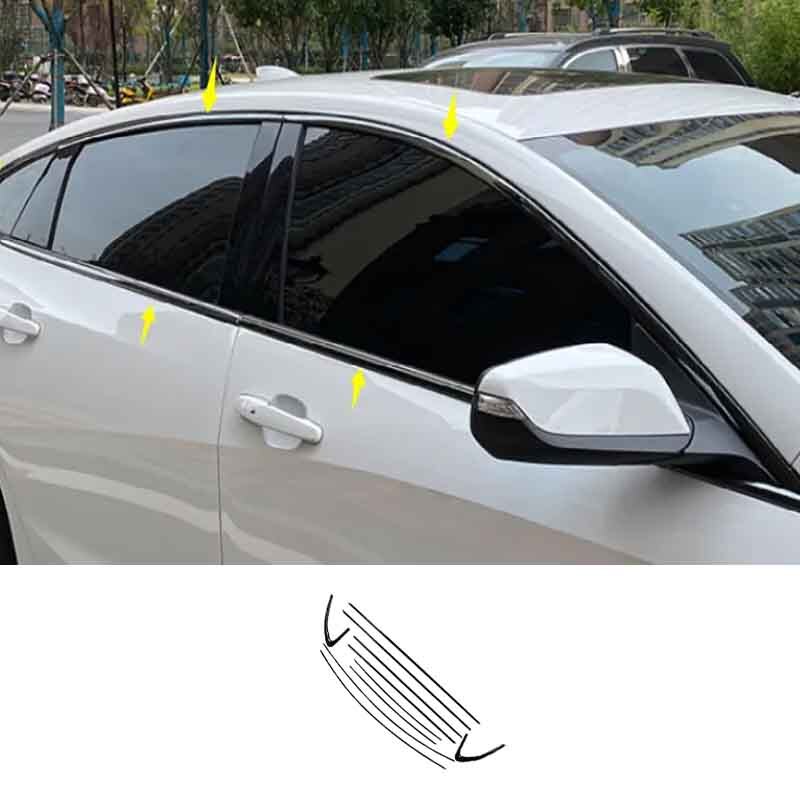 Black Steel Windows Strip 18-21 Cover Trim Sill Molding For Malibu B n