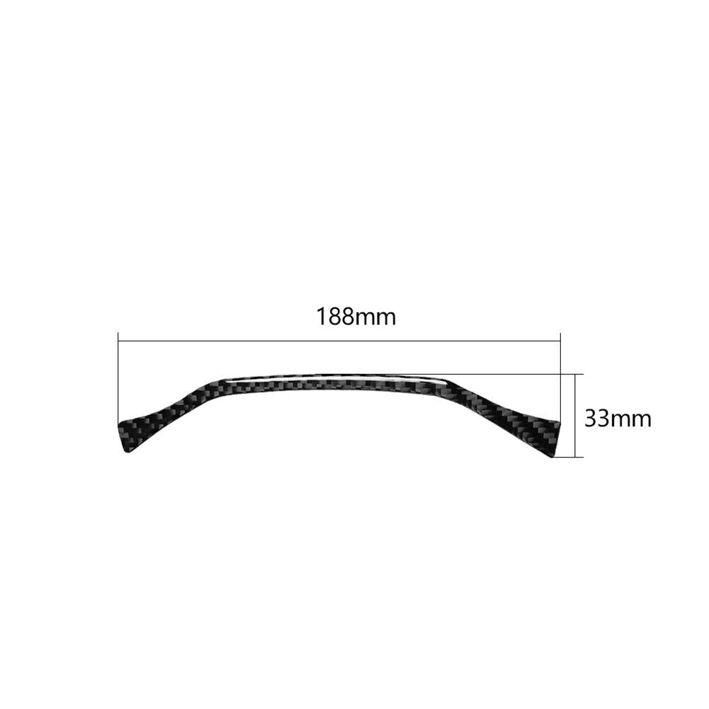 2X Carbon Fiber Rear Taillights eyebrows Cover Trim For Rogue 2014-2016 v