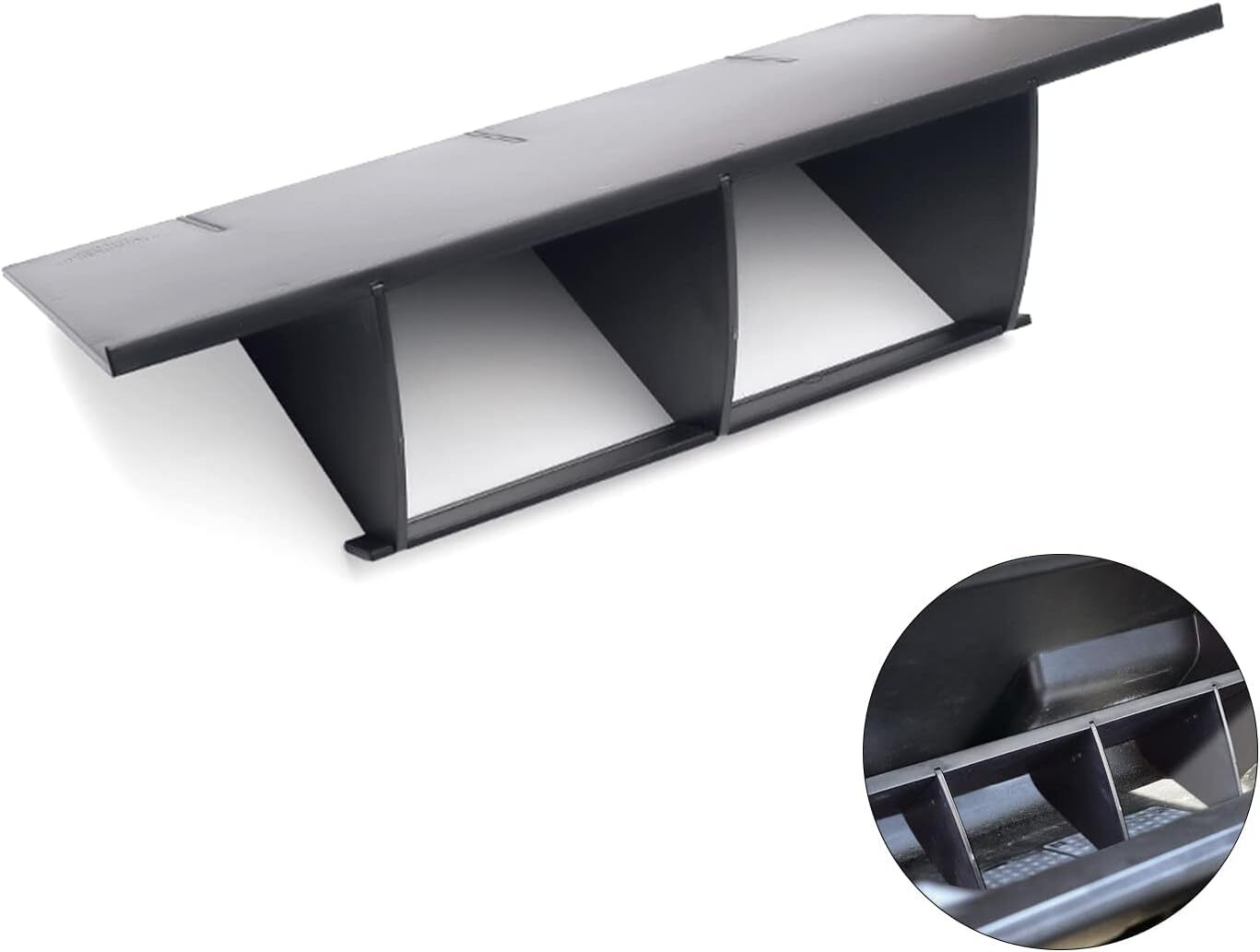 Compatible with 2015-2022 Colorado pickup black glove box storage compartment divider - n