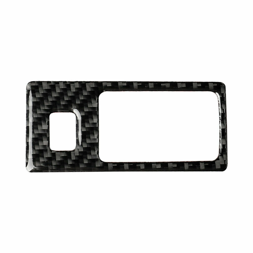 Carbon Fiber Headlight Lamp Trim Cover Trim Fit for Mazda 3 Axela 2017-2018