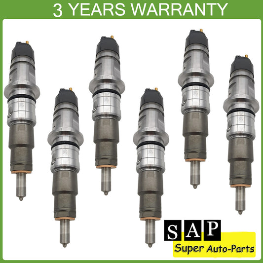 6PCS Fuel Injectors 0445120050 for Ram 2500 3500 for Dodge for Ram 2500 3500 2007-2012