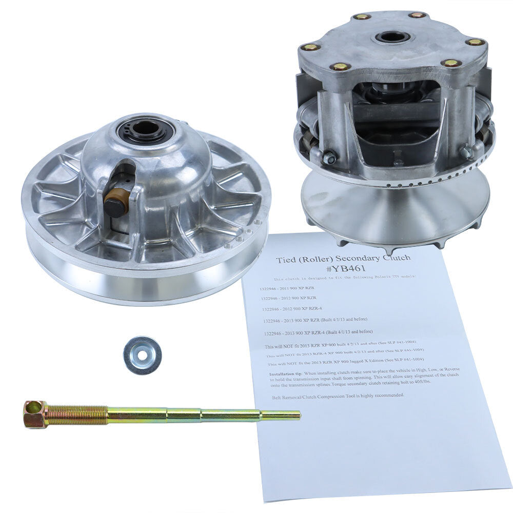 new PRIMARY & SECONDARY DRIVE CLUTCH, fully compatible with for Polaris RZR 900 XP 2011-2014. n
