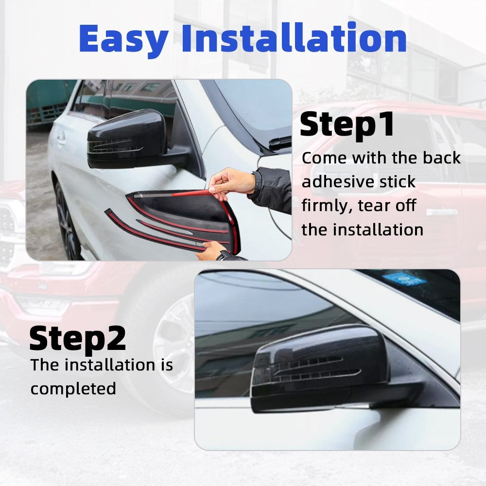 Carbon Fiber Wing Mirror Cover Caps for Mercedes for Benz W204 W176 W212 W221 X156