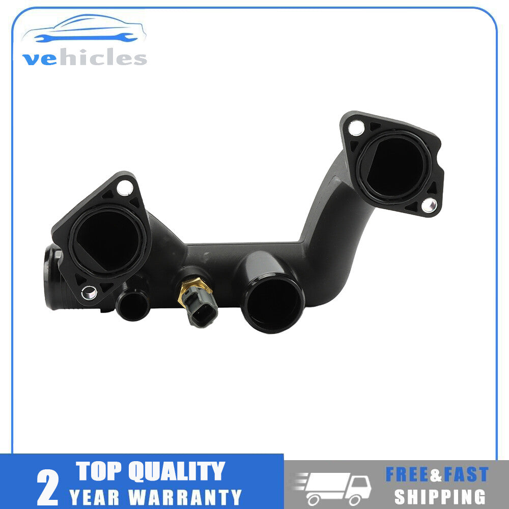 1-pack LNA1600AA for Jaguar XK8 XJR XJ8 4.0L thermostat cover socket piping with sensor