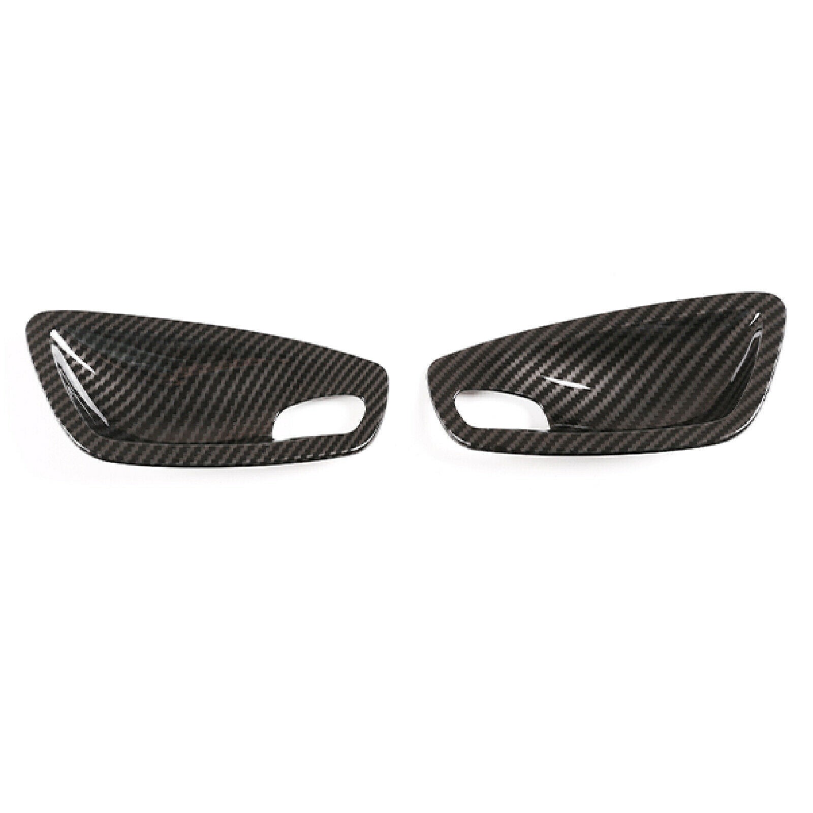 2pcs carbon fiber type door handle cover for BMW E81 E82 E87 E88 2007-2011