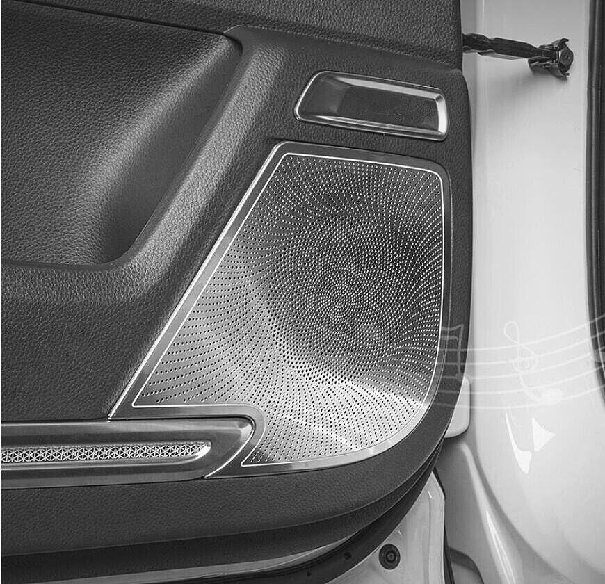 for Honda CR-V CRV 2023-2024 Silver Car Inner Door Speaker Horn Frame Cover Trim
