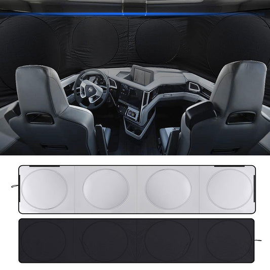 For International Truck Windshield Side Window Sun Shade UV Heat Block Cover