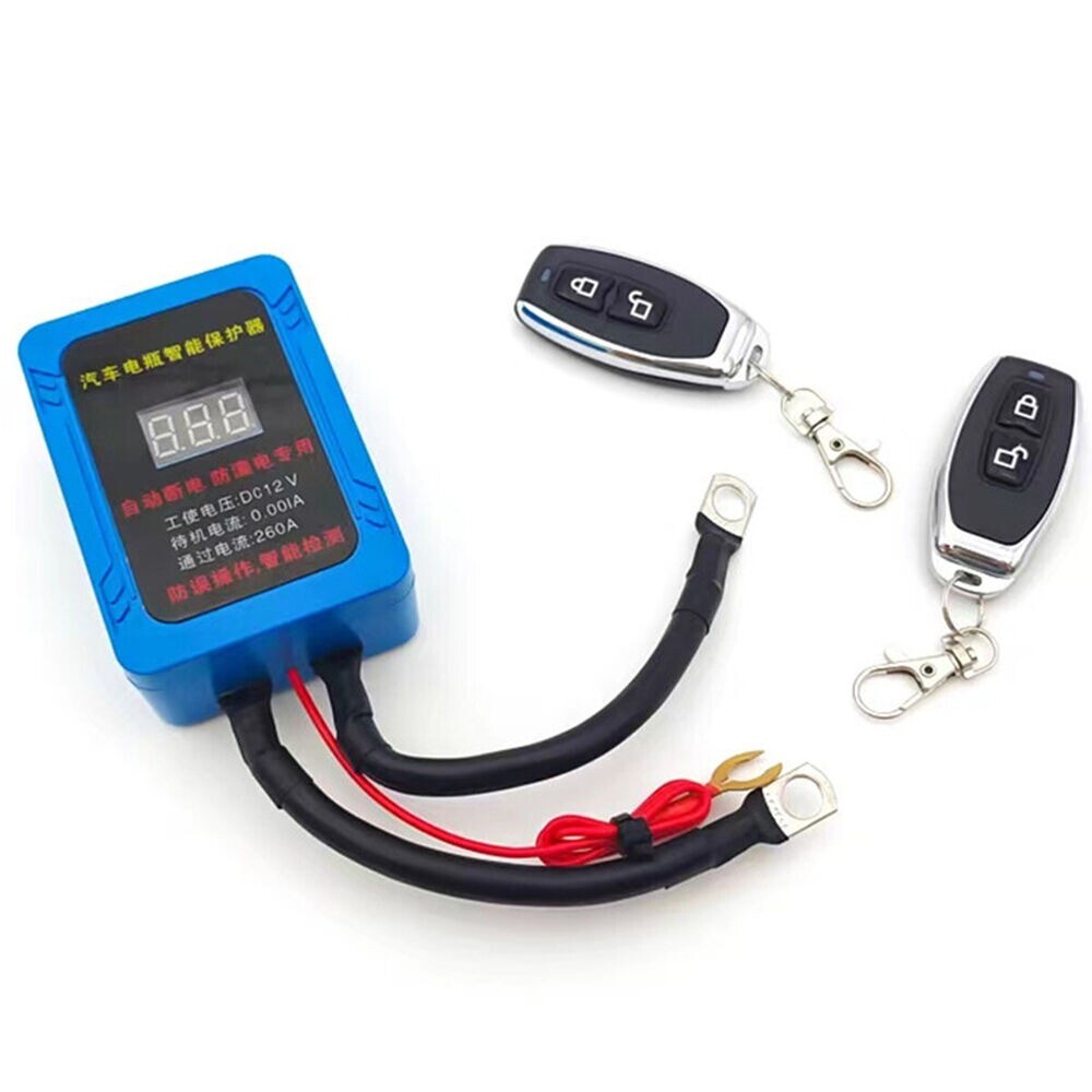 1pc Wireless Remote Car Battery Isolator Cut-Off Power Kill Master Switch New n