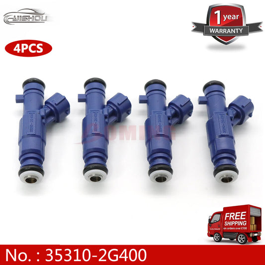 4-pack fuel injectors for 2008-2013 for Hyundai Sonata and for Kia Forte Sportage 35310-2G400