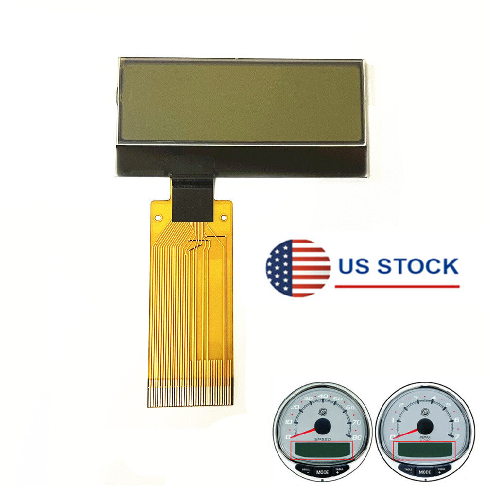 LCD Display For 1999-2018 for Mercury Smartcraft SC1000 Speed  Tach Dia 85MM Gauge Q