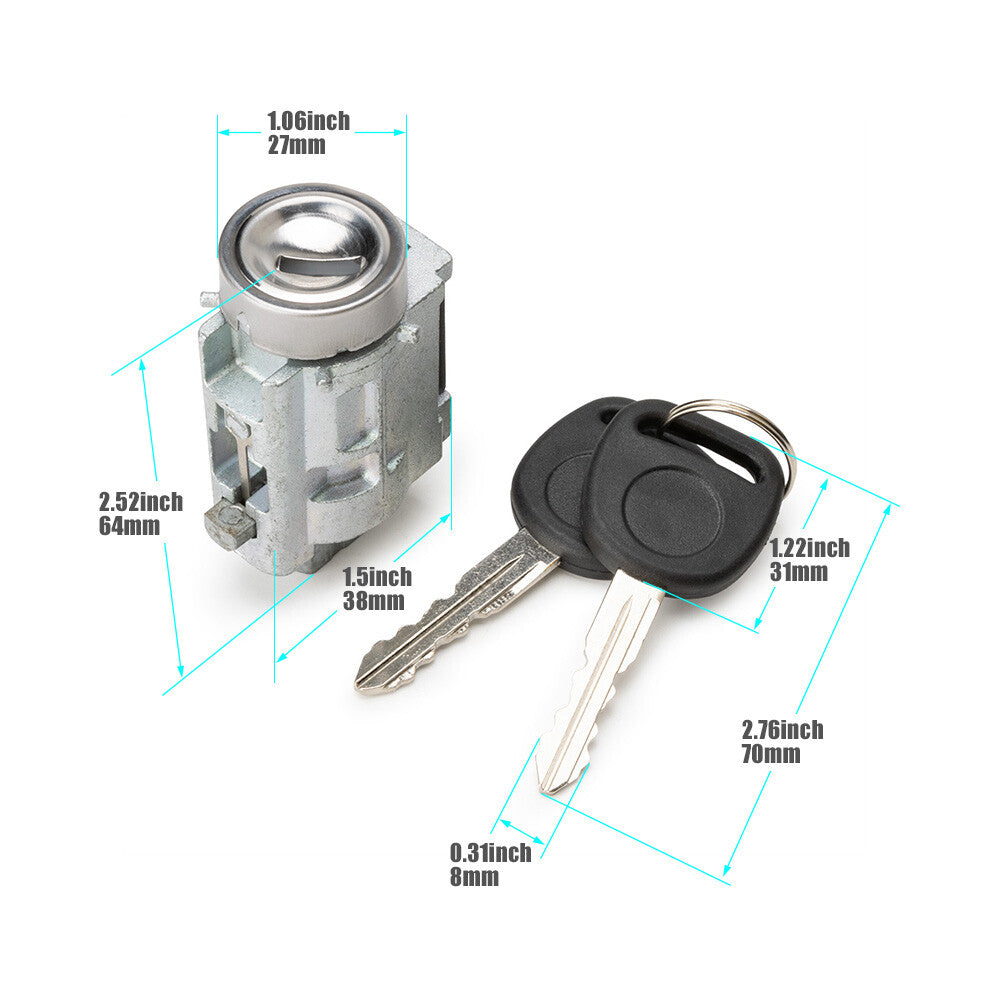 Ignition lock cylinder and key for Monte Carlo LS SS LT 3.4L 3.8L 2000 - 2005 v