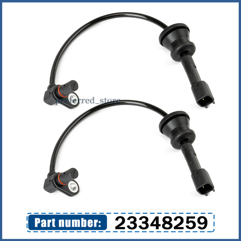 2-Pack ABS Wheel Speed Sensors for Equinox for GMC Terrain 10-17 Rear LH & Right Side - v