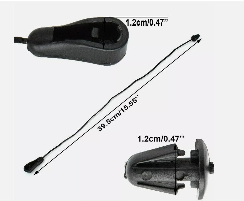 X2 Parcel Shelf Strap String Cord hanger for FORD FOCUS MK2 Hatchback C-MAX MK1