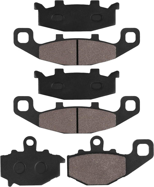 Front and Rear Brake Pads for Kawasaki Zephyr ZR 550 ZR550 B4/B5/B6 1995 1996