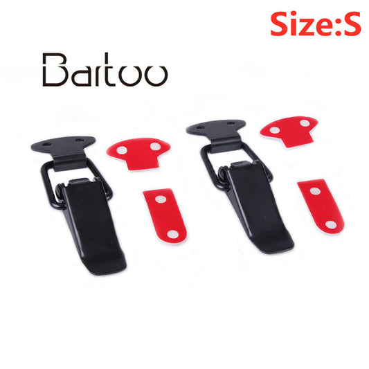 2Pcs Bumper Durable Security Hook Lock Clip Kit Clip Hasp for Size S/L Q