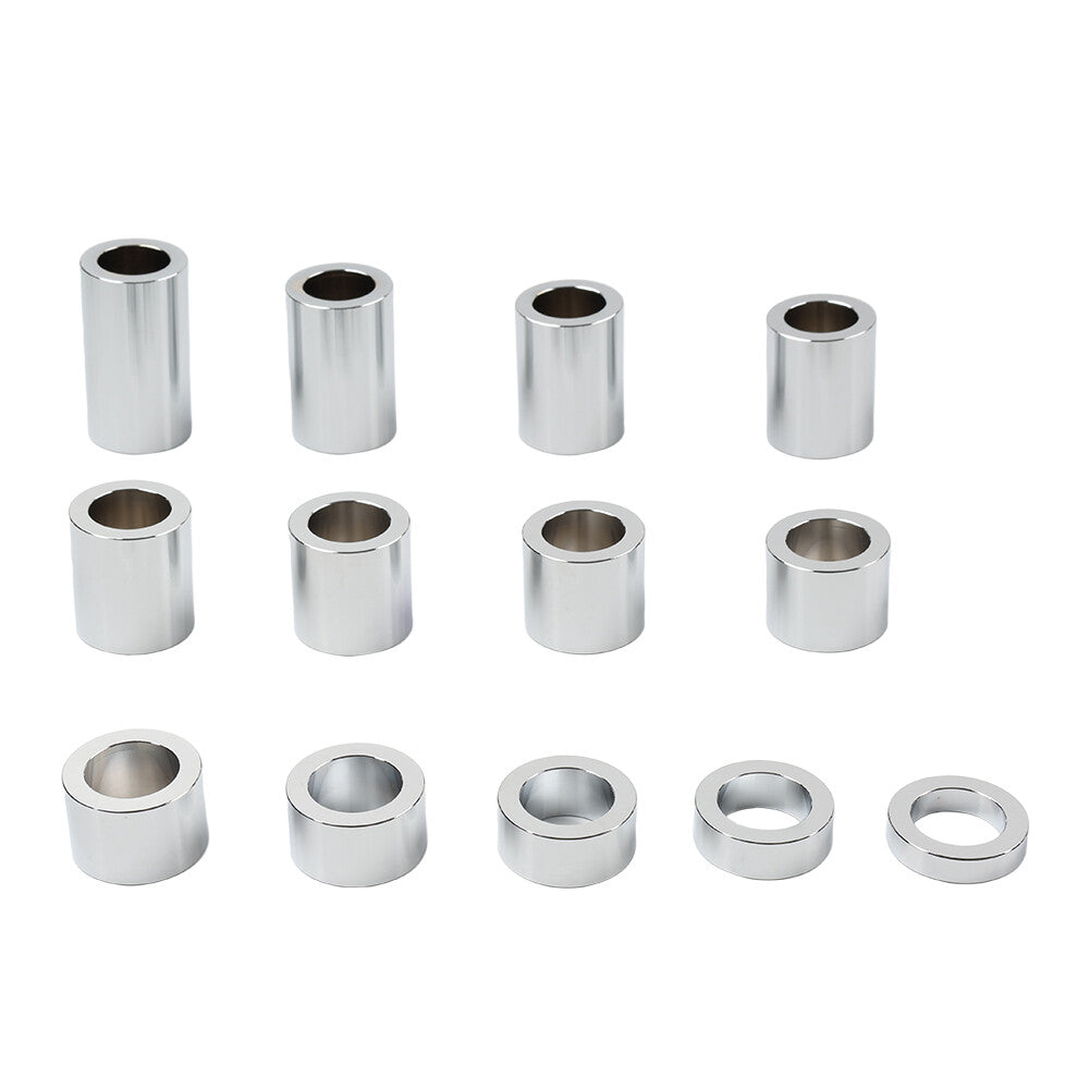 13X Wheel Axle Spacer Kit ID 3/4 OD 1 1/4 for Harley Dyna Chopper Bobber