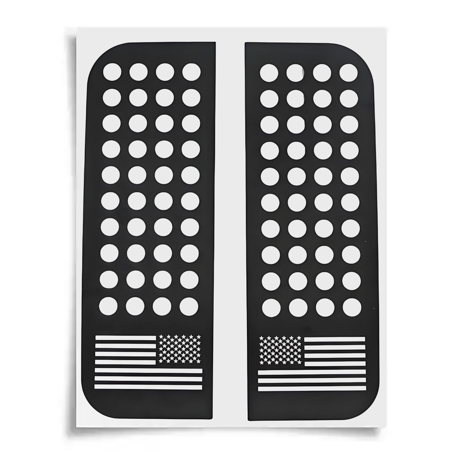 Rear Door Window Decals for Jeep for Wrangler JL Gladiator JT 2018-2024 Glass Cover