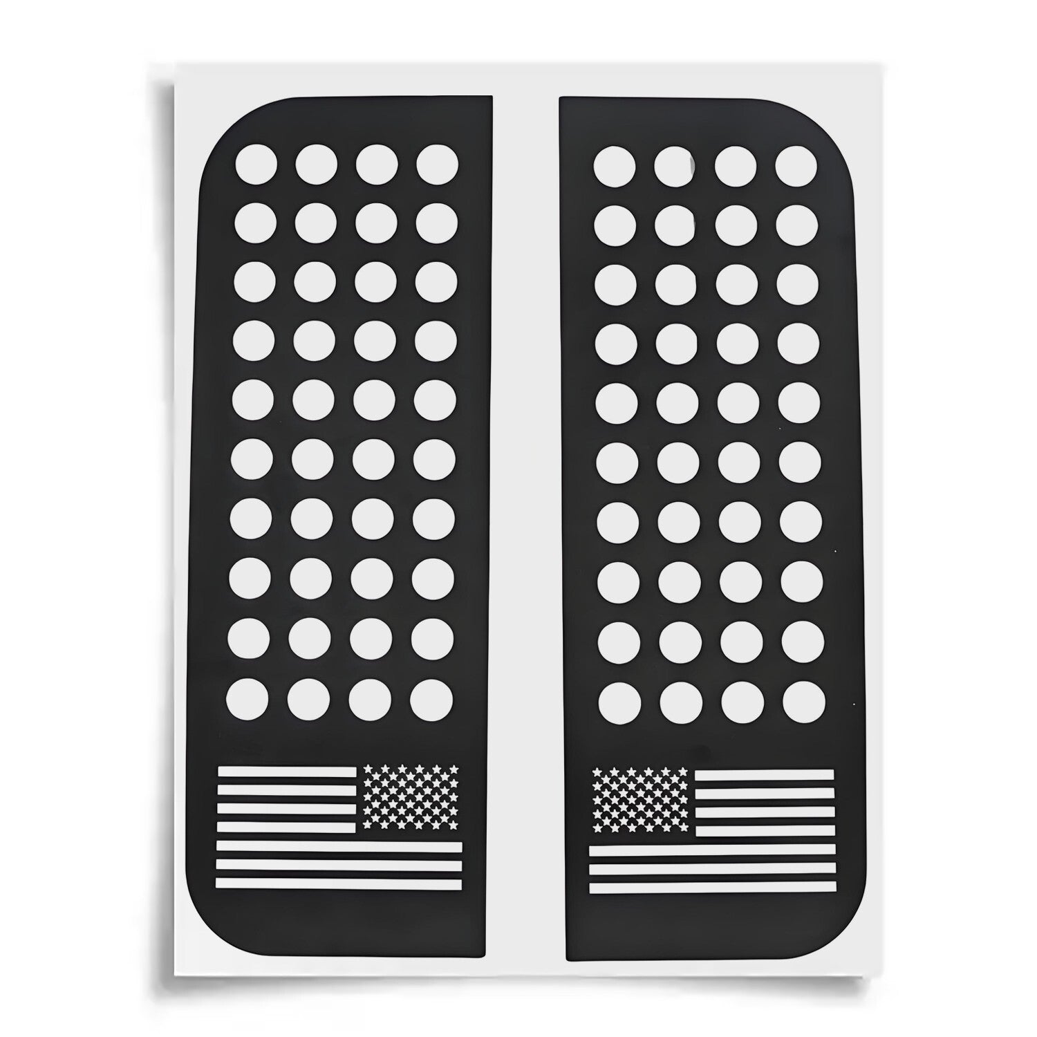 Rear Door Window Decals for Jeep for Wrangler JL Gladiator JT 2018-2024 Glass Cover