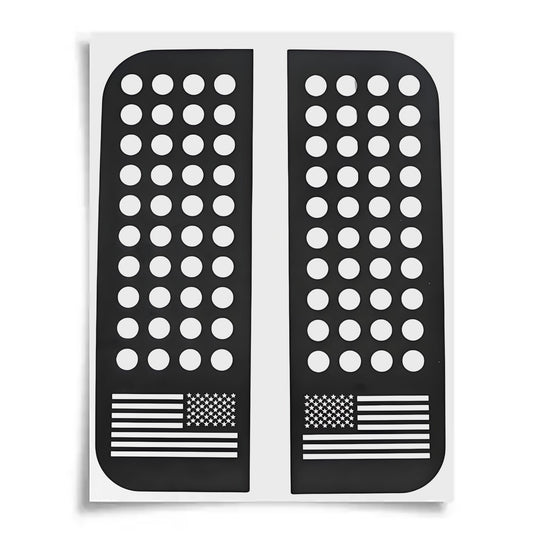 Rear Door Window Decals for Jeep for Wrangler JL Gladiator JT 2018-2024 Glass Cover
