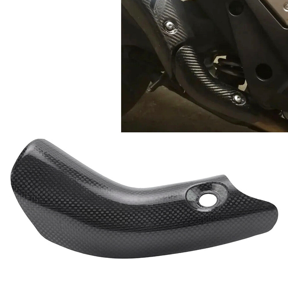 Exhaust Mid Link Pipe Carbon Fiber Heat Shield Cover Guard for Honda X-ADV 750