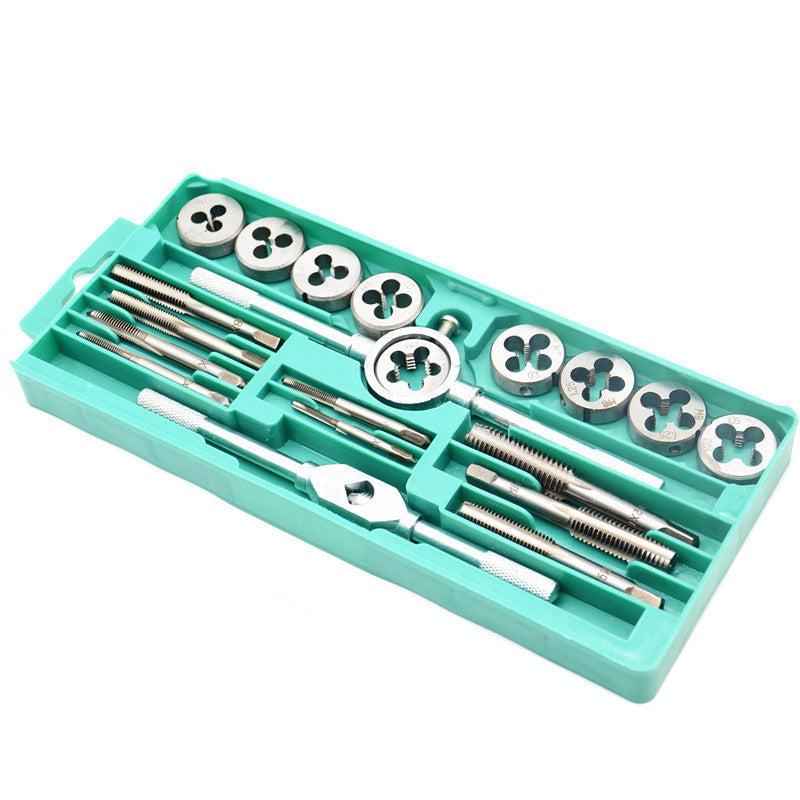 20P M3-M12 Car Thread Repair Hand Universal Tool Metric Screw Wrench Tap Die Kit