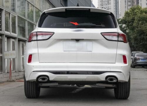 Tail Rear Window Wipers Moulding Carbon Fiber Cover Trim for Ford Escape 2020-22