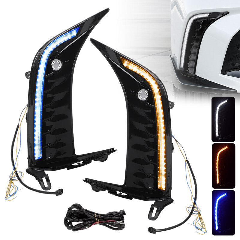 2x LED DRL Daytime Running Light Turn Signal Lamp for Toyota for Camry SE XSE 2025