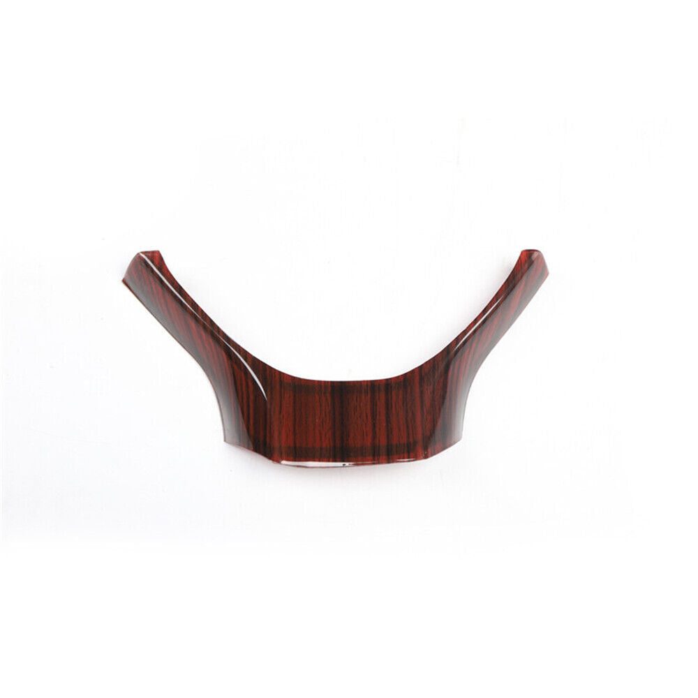 Steering Wheel U Type Cover Trim Inner 1PCS Fit for Lexus RX 2016-2020 Red Wood