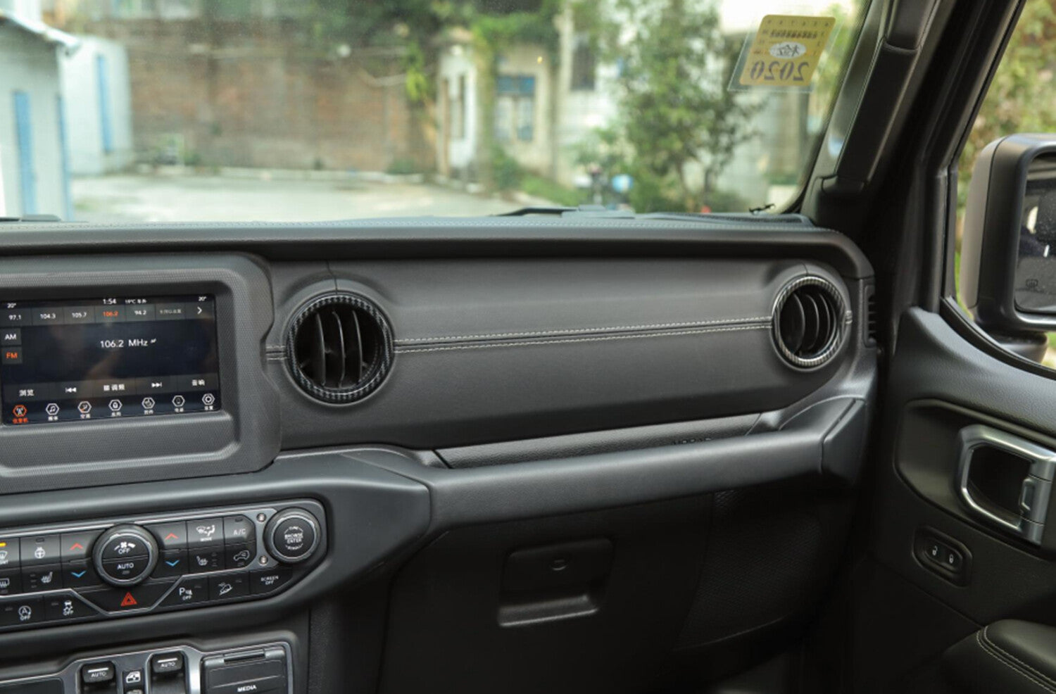 21-PACK Interior Decoration Cover Trim for Jeep for Wrangler JL Carbon Fiber Look