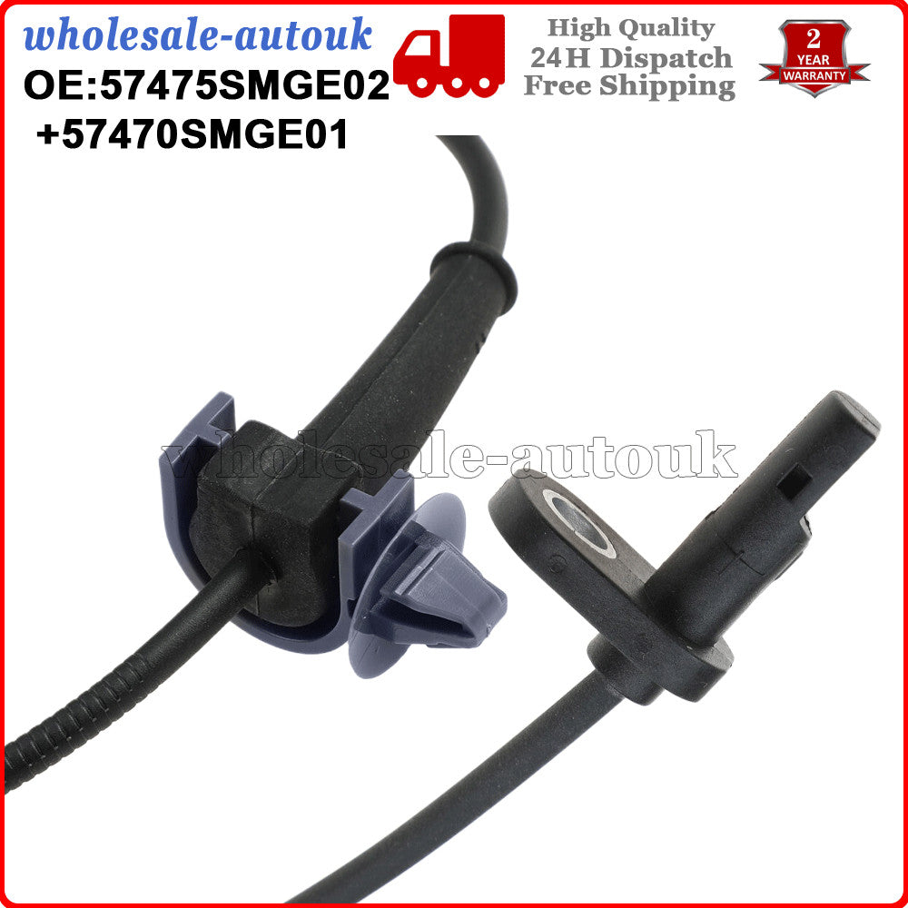 2X ABS Sensor for Honda for Civic 2006 -12 Rear Left & Rear Right Wheel Speed Sensor Q