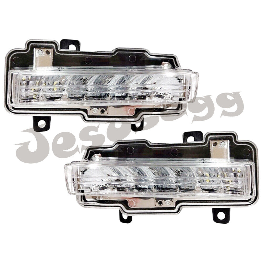 2Pcs for Mitsubishi for Pajero 2015-16 Left+Right LED Replacement Fog Light Lamp