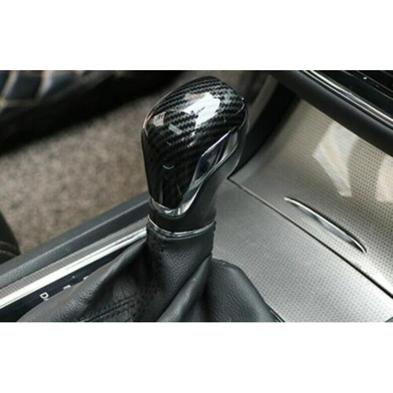 Carbon Fiber Car Inner Gear Shift Knob Cover Cap Trim for Chevy Blazer 2019-2022