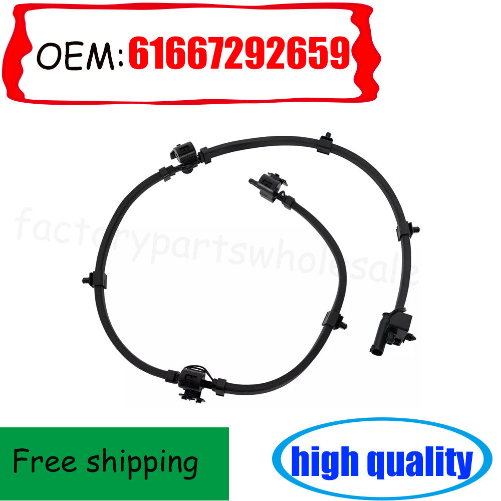 61667292659 Front Windshield Washer Nozzle Hose For X5 X6 F15 F16 14-2018 n