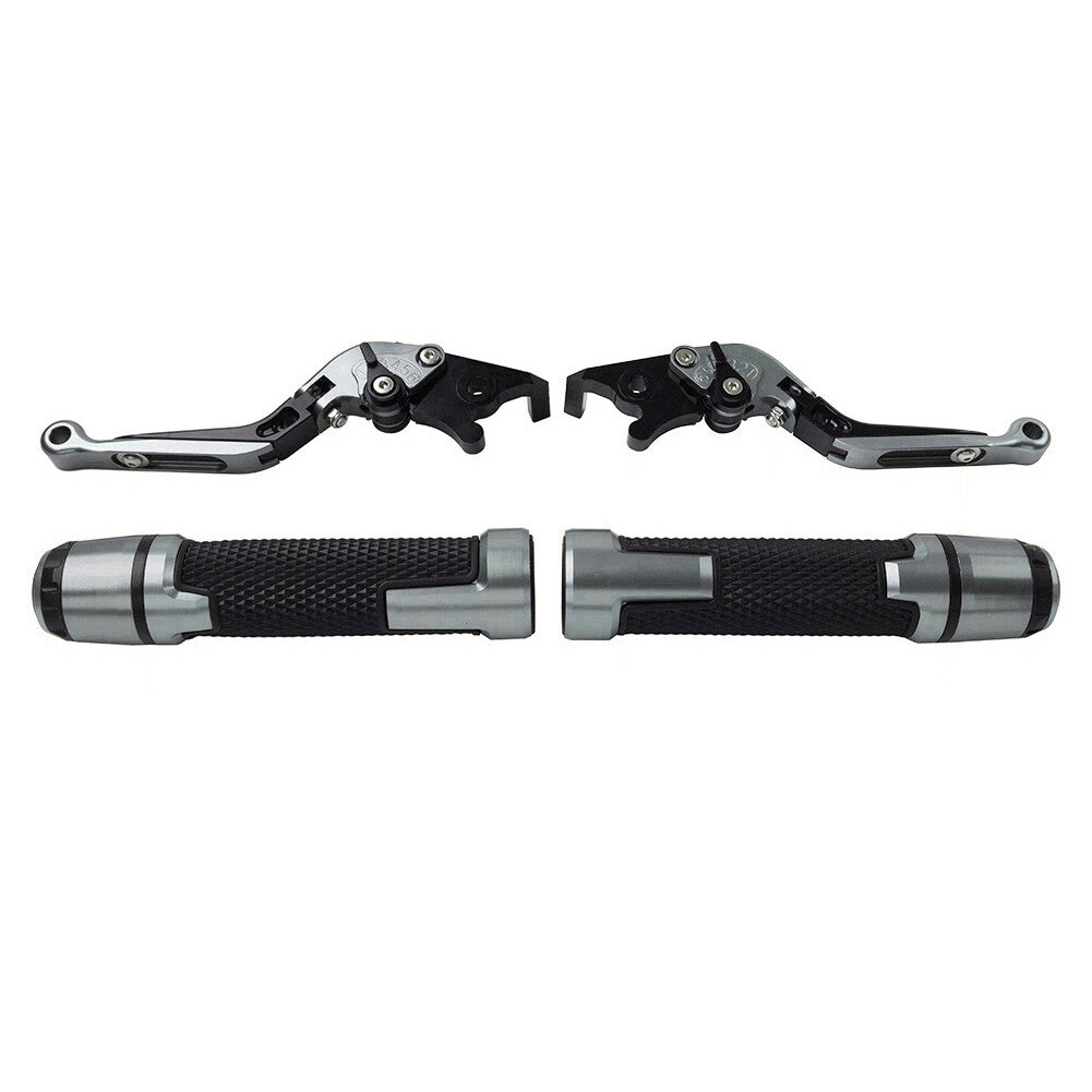 Fold Extendable Brake Clutch Lever Handlebar Grip kit for Yamaha XSR900 ABS